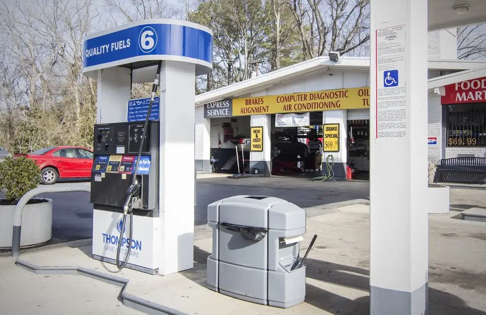 Fuel pump and repair shop at Thompson Lane Auto, Nashville, TN